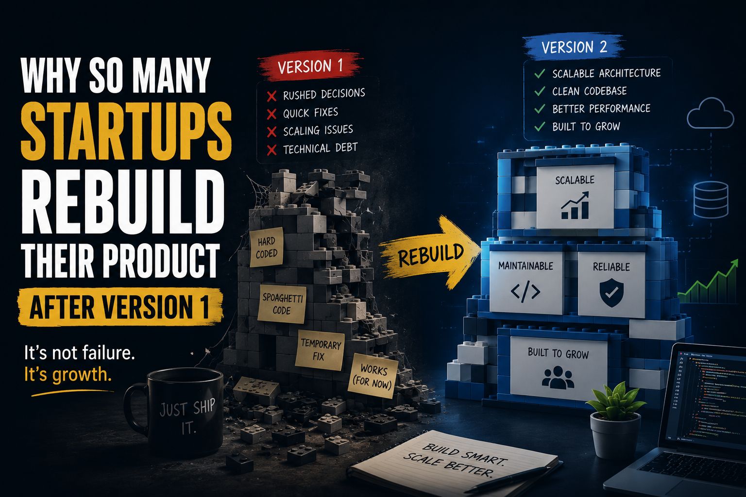Why So Many Startups Rebuild Their Product After Version 1 | DevVoid